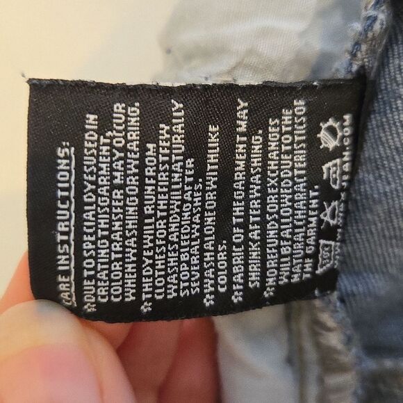 WAX JEAN Womens Jeans Y2K Distressed Destructed Skinny, Juniors Size 11 - Picture 13 of 15